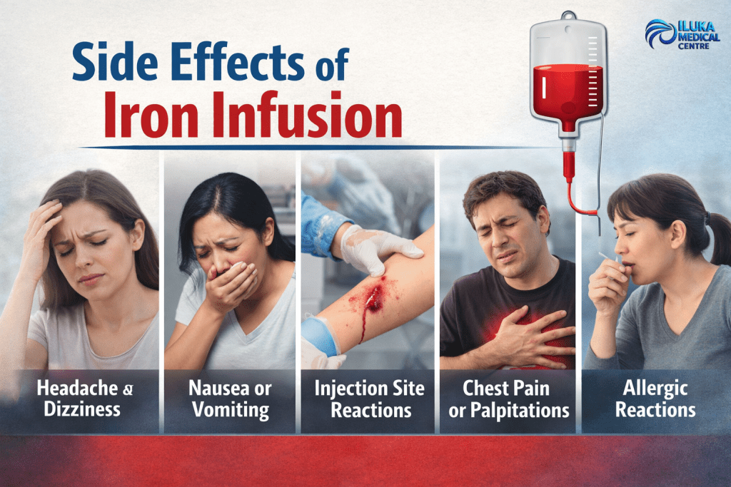side effects of iron infusion